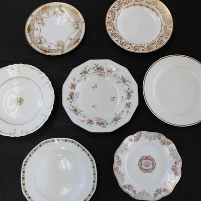 Beautiful Collection of Antique China Plates and Bowls