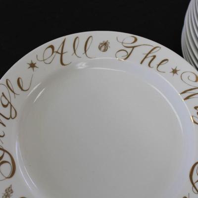 "Jingle All The Way" Holiday Plates and Bowls - Exclusively for Target Made in Italy