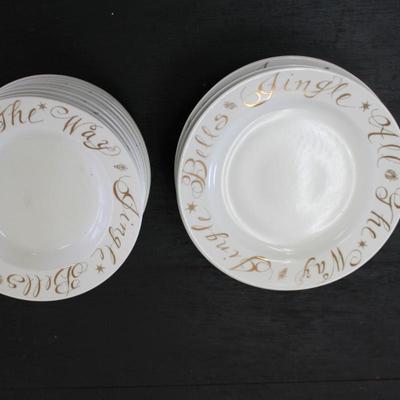 "Jingle All The Way" Holiday Plates and Bowls - Exclusively for Target Made in Italy