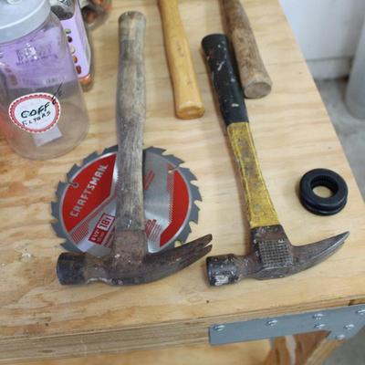 LARGE Lot of Hand Tools, Screws, Nails, and Clamps