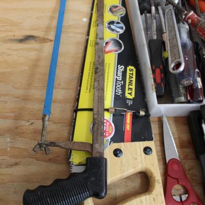 LARGE Lot of Hand Tools, Screws, Nails, and Clamps