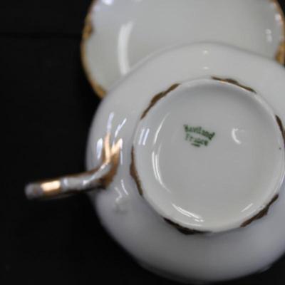 x8 Vintage Haviland France Limoges Two Handled Soup Cup / Teacup and a Small Bowl