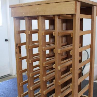 Unique Small Cedar Wine Rack
