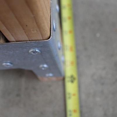 Wooden Work Bench with a Record Vice Clamp