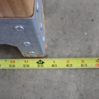 Wooden Work Bench with a Record Vice Clamp