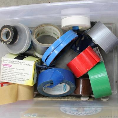 Tape, rope/twine, wires / surge protectors