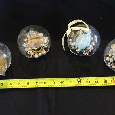 Unique Four Bird Nests Ornaments