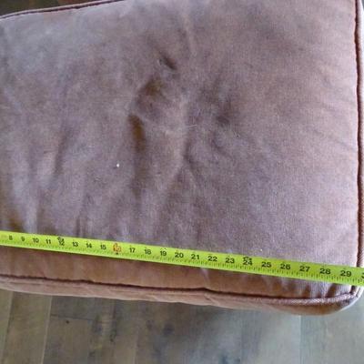 Vintage Velvet Tufted Wingback Accent Chair and Ottoman