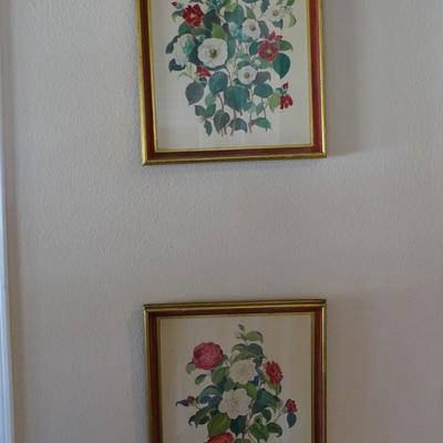 Set of (2) Floral Paintings