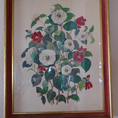 Set of (2) Floral Paintings