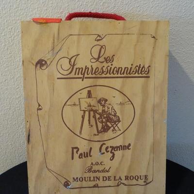 Stamps and Stamp Pads in Wooden Box