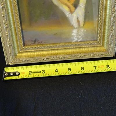 Vintage Home DÃ©cor: including Ballerina Artwork, Unique Candle Holder and Ivory Hand Mirror