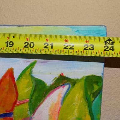 Original Painting by Frances Becker - Setting Sail