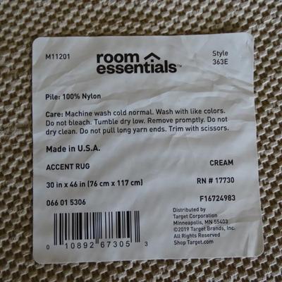 Set of Four Throw Blankets, One Quilt and Two Ivory Shag Rugs