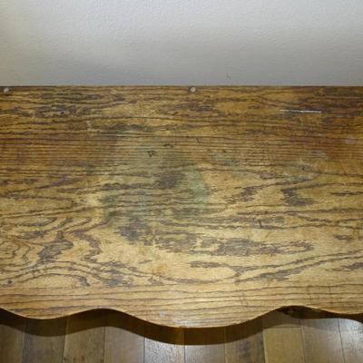Antique Oak Washstand Server Chamber Cabinet