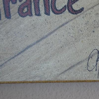 French Nouveau ChÃ¢teau Rouge Cabernet Print