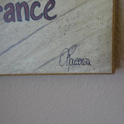 French Nouveau ChÃ¢teau Rouge Cabernet Print