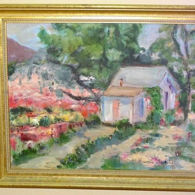 Countryside Estate - Original Painting by Frances Becker