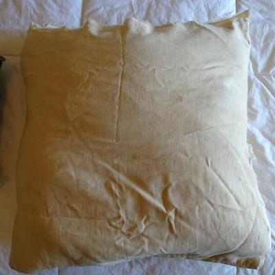 2 Vintage  Needlepoint Pillows