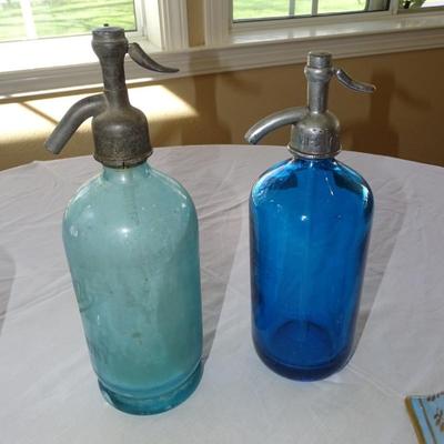 Collection of Candlesticks, Glassware and Glass Soap Dispensers