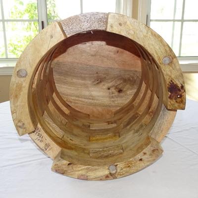 Solid Wood Drum End Table