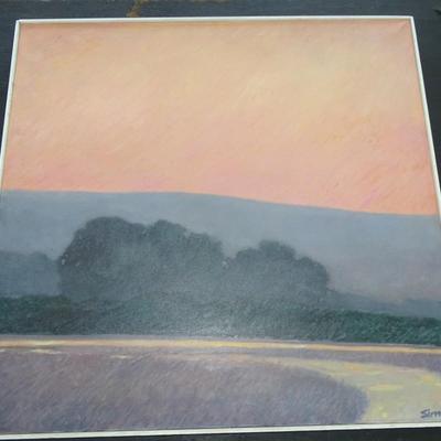 Countyside landscape painting
