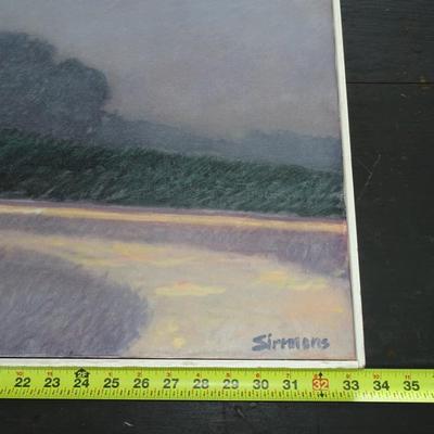 Countyside landscape painting