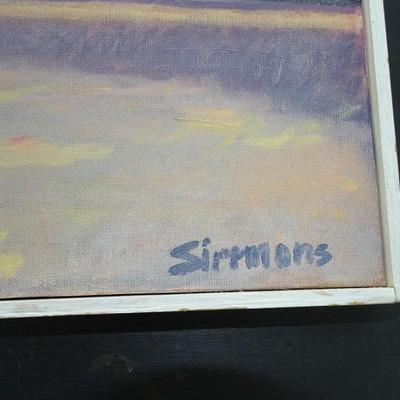 Countyside landscape painting