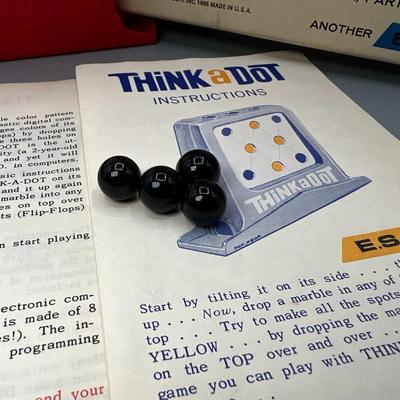 Think a Dot Mathematical Toy Puzzle Game Mid-Century 60's USA