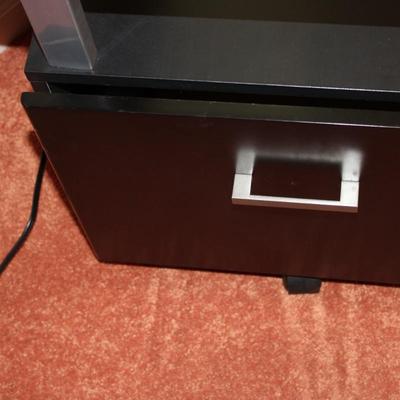 Rolling Computer Stand With File Drawer