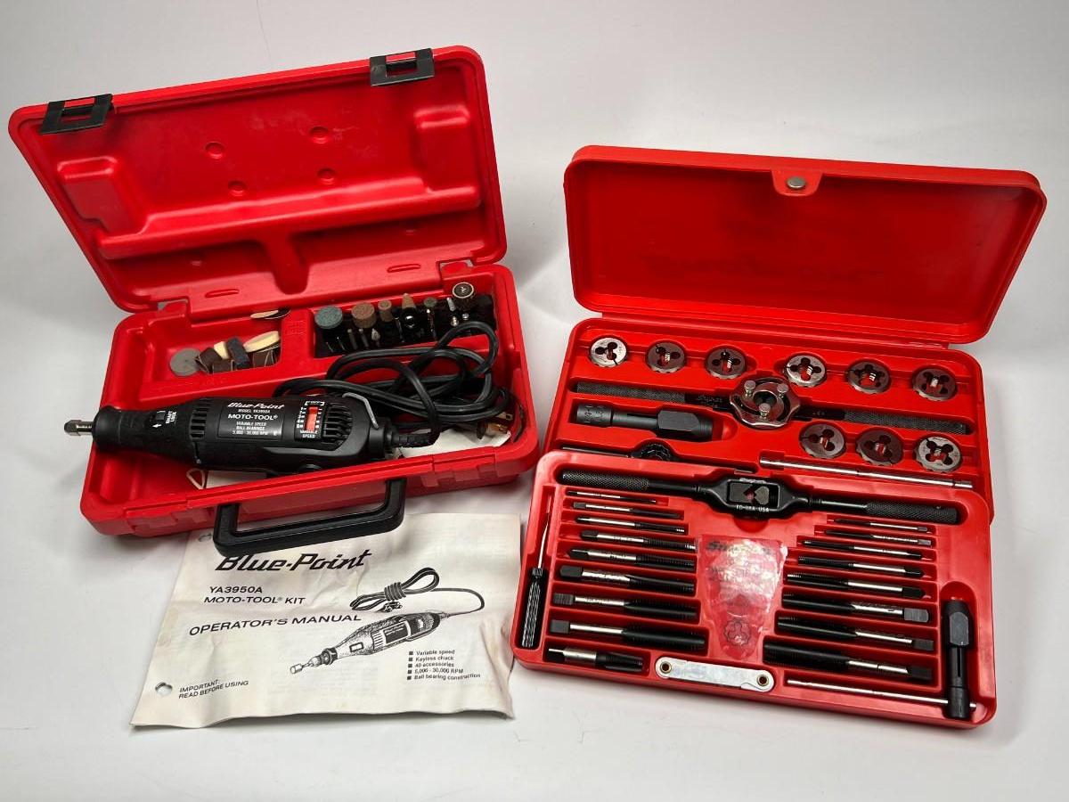 Blue Point YA3950A Moto Tool Kit and Snap on TD2425 Tap & Die Set