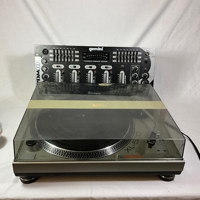 386 Vintage gemini XL500 Turntable and Gemini PDM18 Mixer