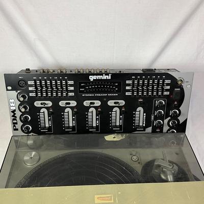 386 Vintage gemini XL500 Turntable and Gemini PDM18 Mixer
