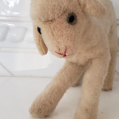 Vintage stuffed Lamb