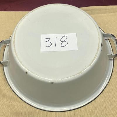 Enamel Pan with Handles