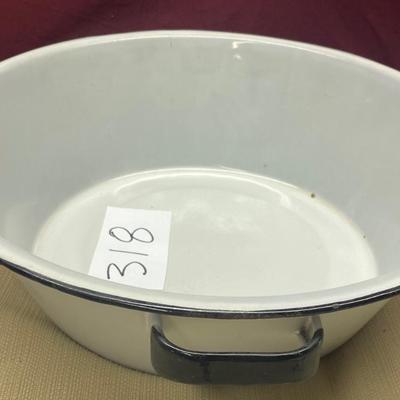 Enamel Pan with Handles