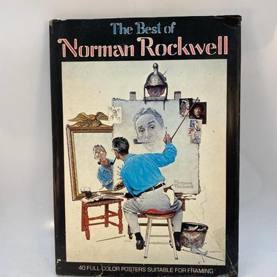 The Best of Norman Rockwell Color Posters Suitable for Framing Book