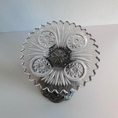VINTAGE CARNIVAL IMPERIAL GLASS VASE