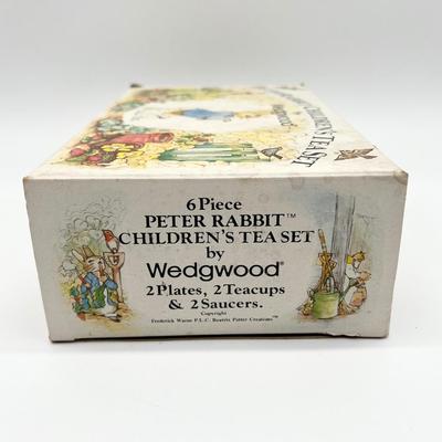 BEATRIX POTTER ~ Wedgwood ~ Peter Rabbit ~ 6 Piece Childrenâ€™s Tea Set