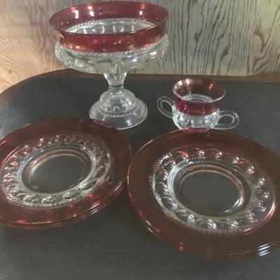 MID CENTURY GLASS