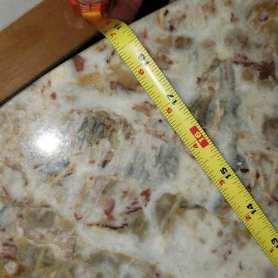 Marble coffee table with repair