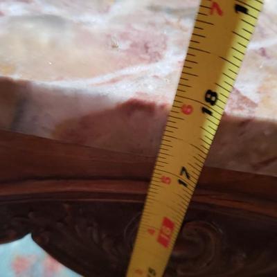 Marble coffee table with repair