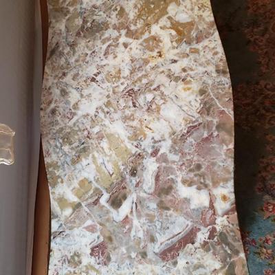 Marble coffee table with repair