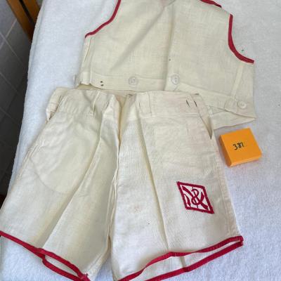 Vintage Linnen Jumper set