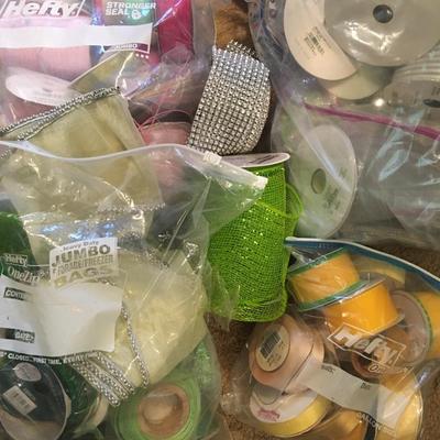 4 giant bags of high end ribbon