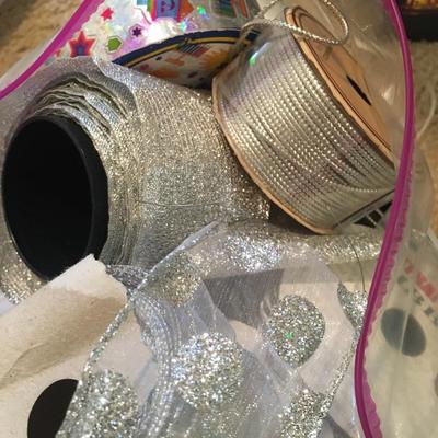4 giant bags of high end ribbon