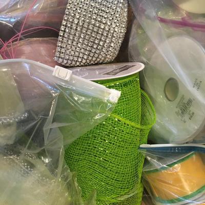 4 giant bags of high end ribbon