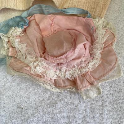 Vintage sweater and bonnet