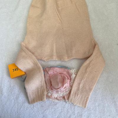 Vintage sweater and bonnet