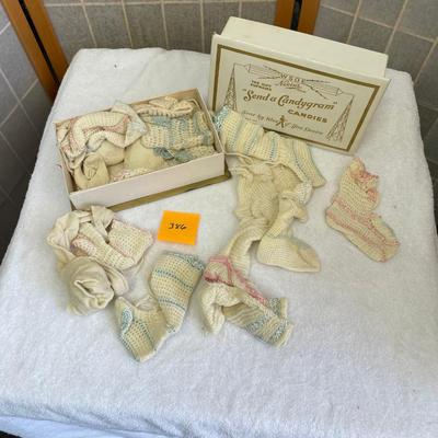 Candy Box of Crocheted socks/ booties